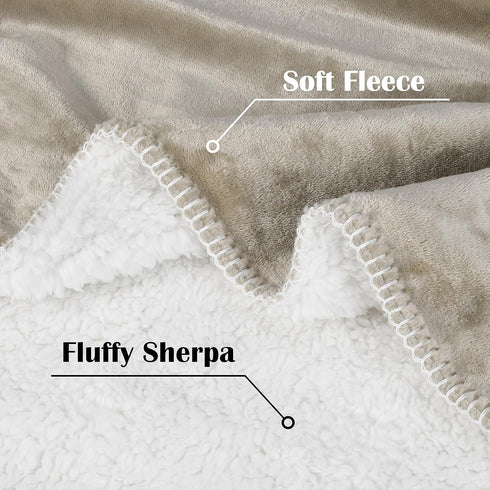Kritter Planet Waterproof Small Dog Blanket - Soft Washable Furniture Protector, Reversible Sherpa Fleece Cover