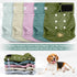 5pcs,Reusable Dog Diapers Female Dog Doggie Puppy Doggy Diapers Female, Period Panties in Heat, Large