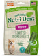 Nylabone Nutri Dent Dog Dental Chews, Fresh Breath Flavor, Medium (20 Count) - Natural Dog Teeth Cleaning & Breath
