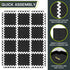 '-inch, 12 12 ProsourceFit Exercise Puzzle Mat Checkered EVA Foam Floor Tiles w/ Non-Slip Texture, Gym Mats w/