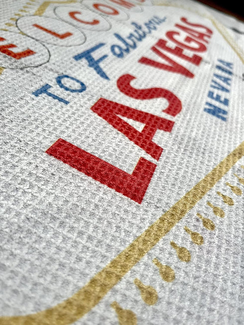 Pin Hunters Las Vegas Golf Towel - Premium Microfiber Waffle Towel with Clip, Unique Gift for Golf Lovers