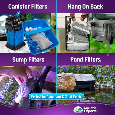 Premium Activated Carbon for Fish Tank Filter, Aquarium Charcoal Bulk, Granulated 3 lbs with 4 Fine Mesh Bags