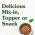 B1, 10 Count Greenies Smart Topper High Protein Wet Mix-in for Dogs, Beef, Peas & Carrots Recipe in Vitabroth Broth