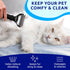 Pat Your Pet Deshedding Dog Brush - Double Sided Undercoat Grooming Rake for Dogs & Cats, Dematting Comb