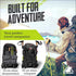 TrailBuddy Trekking Poles - Pair of 2 Lightweight Collapsible Hiking Poles for Backpacking Gear