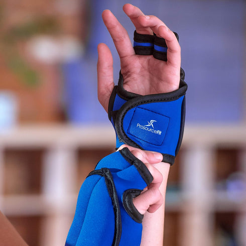 ProsourceFit Weighted Gloves - Pair of Heavy Duty 2 lb.
