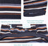 Striped Teacup Pet Dog T-Shirts, 100% Cotton Tank Vest for Small Dogs and Cats, Blue Black