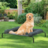 Cooling Elevated Dog Bed for Large Dogs, Portable Indoor Outdoor Raised Bed with Breathable Mesh, Chew Proof Hammock
