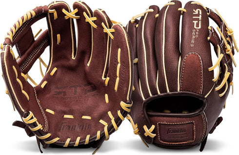Franklin Sports RTP Pro Baseball Gloves, Infield & Outfield Fielding Glove