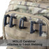 XTACER Tactical Multipurpose Small D-Ring Locking Hook for Molle Webbing (Set of 10)
