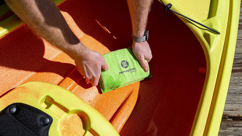 1 Perception Kayaks Sponge | Kayaking Water Absorbing Sponge | Absorbs up to Liter, Yellow, One Size