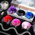 Weewooday 6 Pieces Chicken Hats for Hens Tiny Pets Funny Halloween Accessories Feather Top Hat with Adjustable Elastic