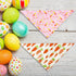 Easter Day Dog Bandana - Holiday Bunny and Carrot Scarfs for Small Medium Large Dogs Cats (Hoppy Hour/Pink, Small)