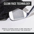 Golf Club and Ball Cleaning Bag, Waterproof Clean Face Technology, Machine Washable, Detachable Clip, Cleans Club