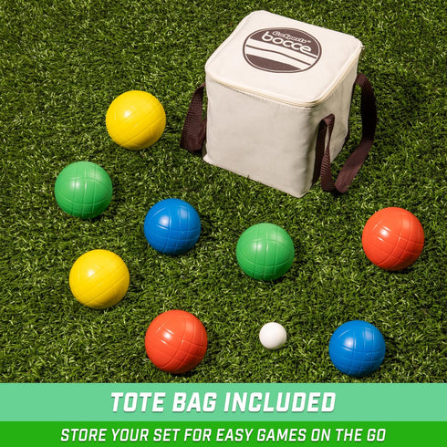 90 mm Sets GoSports Bocce Ball - Outdoor Lawn Game - Composite or Resin