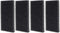 ALEGI 4 Pieces Aquarium Filter Foam Sponges Pad, Cut-to-Size Bio Sponge Coarse Sheet Filter Media (8x4x1 Inch)
