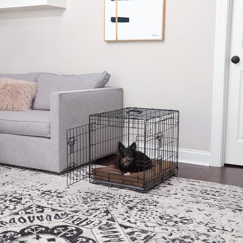 Happy Hounds Cooper Deluxe Reversible Crate Pad - Extra Small, Latte