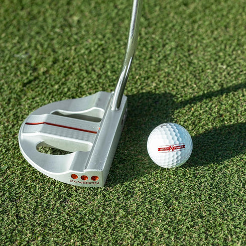 Trust Golf Ball Bison V/X Power, Designed for Professionals, Maximum Distance, Soft Feel, Urethane Cover (White-12/48