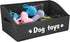 PET ARTIST Sturdy Collapsible Dog Organization and Storage Basket - Cute Toy Storage with Handles for Dogs