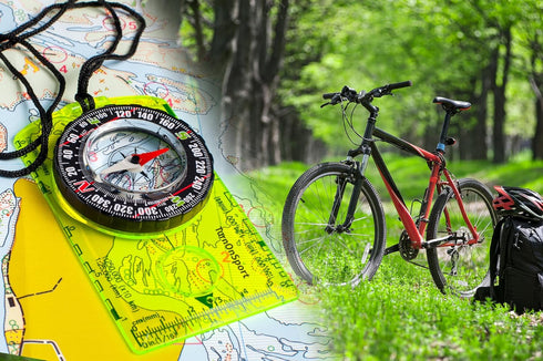 TurnOnSport Orienteering Compass - Advanced Scout Compass for Hiking, Camping, and Backpacking
