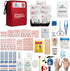 180 Travel-First Aid-Kit Car-Home Piece Survival-Kit Outdoor-Adventure - Full Portable Emergency Essential - Hiking