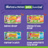 Pack 48 Purina Friskies Pate Wet Cat Food Variety Seafood and Chicken Pate Favorites - ct. Can