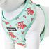 Blueberry Pet Floral Dog Vest Harness, Turquoise, X-Small, Lightweight & Comfy Fit for Small Breeds, No Pull Design