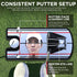 KINGTOP Golf Putting Mirror, Alignment Training Aids for Consistency & Accuracy, Indoor/Outdoor Practice