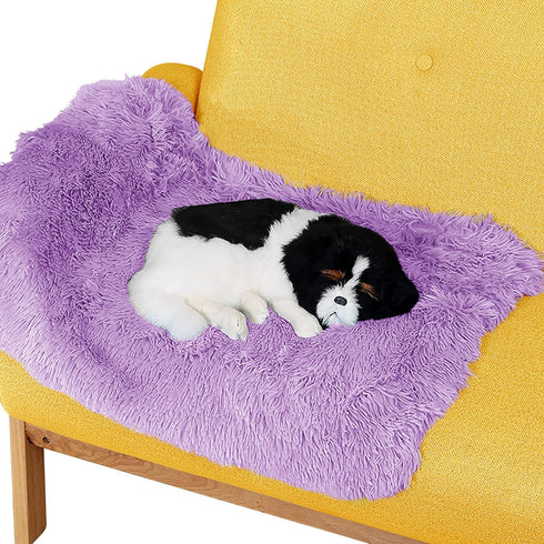 Pet Dog Bed Blankets, Fluffy Fleece Dog Throw Blankets Sleep Mat,Soft Puppy Blankets Cat Kitten, S M L XL,Fuzzy Reversible Sherpa Blanket for Bed, Couch, Sofa, Travel,Washable & Lightweight by Petbuy