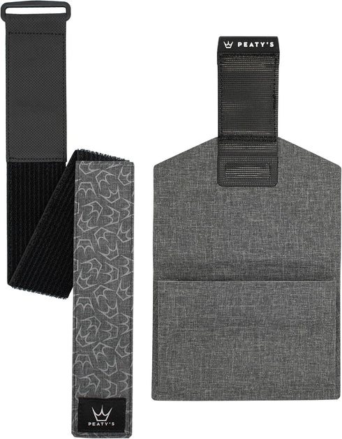 Peaty's Holdfast Trail Tool Wrap, Waterproof Storage Frame Bag with Zip Pouch Pocket for MTB