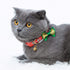 Blueberry Pet Adjustable Breakaway Cat Collar with Bow Tie & Bell, The Power of Lavish Holiday Perfect Snowman, Pack of