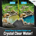 Aquarium Carbon Pad - Cut to Fit Carbon Infused Filter Pad Media for Crystal Clear Fish Tanks (18" x 36")