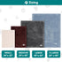 PetAmi Dog Blanket for Large Medium Dogs Grey, Soft Fluffy Sherpa Fleece Blanket for Cat & Dog, Washable 40x60