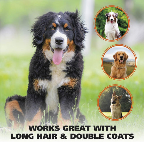 Wahl Premium Patented Dual Level Sensitive Skin Pet Slicker, Ergonomic Handle for Grooming Dogs or Cats