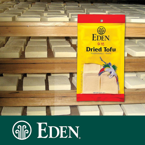 2 oz Eden Dried Tofu, Traditionally Made in Japan, Freeze Dried, Quick Cooking, Fine Grained