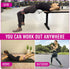 Resistance Bands for Working Out with Guide, 4 Booty Bands for Women Men, Fabric Elastic Exercise Bands