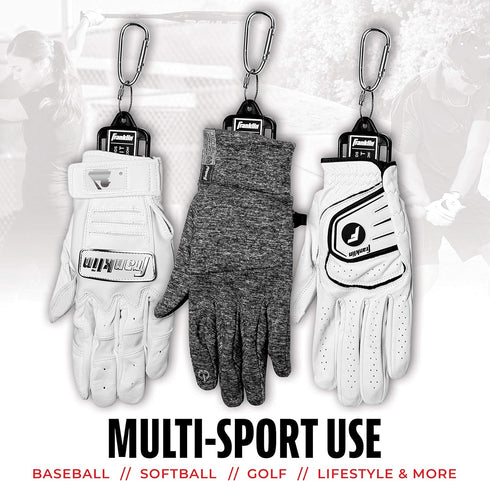 Franklin Sports Batting Glove Aerator Inserts, Dries Sweat + Eliminates Odor for Baseball, Softball, Football