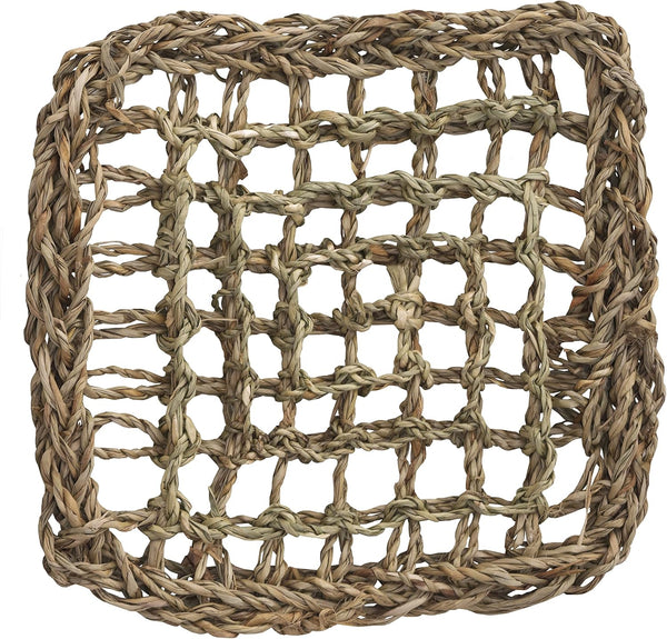 Super Bird Creations SB50001 Seagrass Mat, Cage Decor for Pet Enrichment and Boredom Relief, 7"x7"