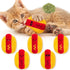 L1rabe Hot Dog Catnip Stuffed Toys - 5 Summer Gift Funny Hot