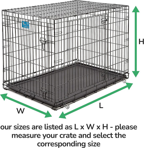 molly mutt Crate Cover, Romeo & Juliet, Small, 24"x18"x21"