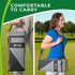 Golf Cooler Bag with 2 Ice Packs - Insulated Sleeve Holds 6 Beer Cans or 2 Wine Bottles, Fits in Golf Bags