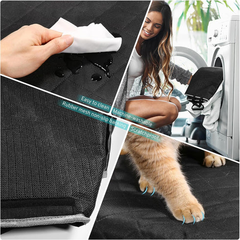 szyuchen 2000-2024 2025 2026, Dog Car Seat Cover Compatible with Chevy Chevrolet Traverse/Tahoe/Suburban/GMC Yukon Back