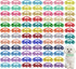 80 Pcs Dog Bowtie Flower Collars, Adjustable Girl Puppy Collars with Diamond Crystal for Dogs Cats Pet Supplies