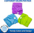 Pet Magasin Reusable Washable Dog Diapers (Pack of 3), Highly Absorbent with Strong & Flexible Closure, Solid, X-Small