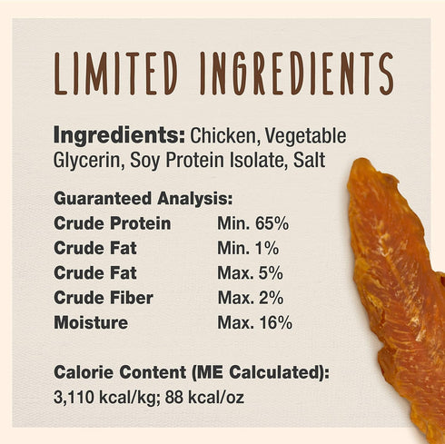 Cadet Gourmet Chicken Breast Dog Treats - Healthy & Natural Training Treats for Small & Large Dogs, 14 oz