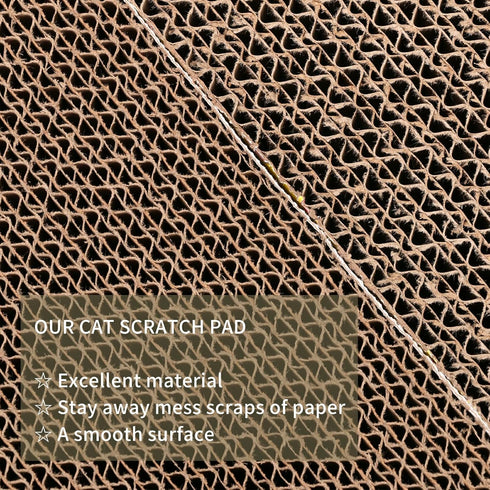 5 Packs Cat Scratch Pad, Reversible Scratcher Cardboard for Indoor Cats
