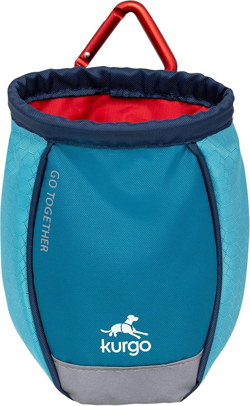 Kurgo Go Stuff It Dog Treat Bag, Training Pouch for Dogs, Hands-Free Waist Pouch, Reflective with Carabiner