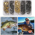 Fishing Barrel Swivel with Safety Snap, 145/160pcs High Strength Stainless Steel Fishing Snap Swivels, Saltwater Tackle