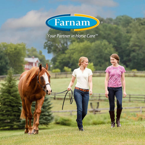 Farnam Quietex II Horse Calming Supplement Paste, 32.5 ml Syringe - Helps Manage Nervous Behavior in Horses