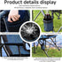 400 LBS, Folding Camping Chair with Cup Holder and Storage Bag, Heavy Duty Support Oversized Collapsible Portable